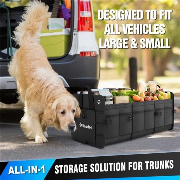 Car Trunk Organizer, Foldable Cover, Heavy Duty Collapsible Car Trunk Storage - Picture 5 of 7